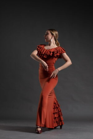 Falda de baile flamenco modelo Andújar de Davedans