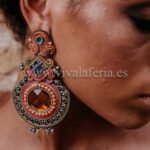 Pendientes de bisutería flamenca modelo Petra de Candela de Reina