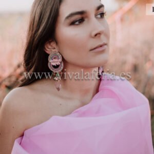 Pendientes de flamenca modelo Pistilo de Candela de Reina