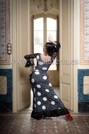 Falda baile flamenco larga estampada Sarnen