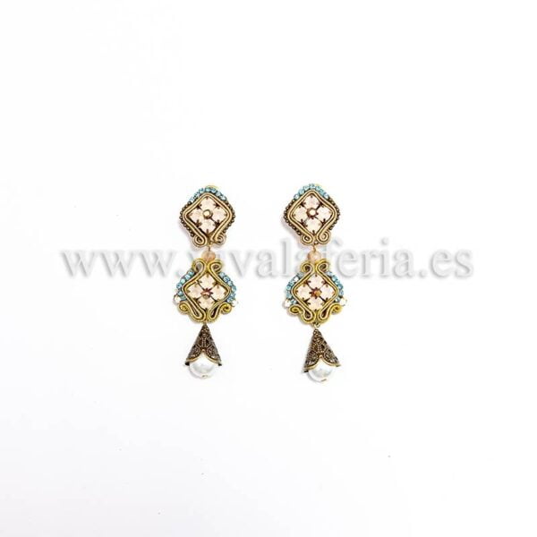 Flamenco jewelery earrings Piccolo de Candela de Reina