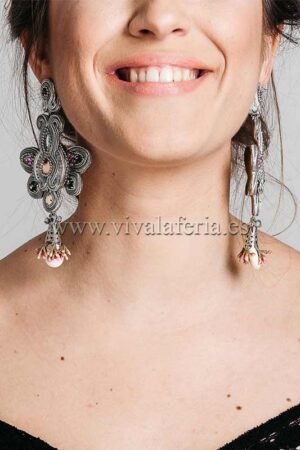 Flamenco jewelery earring lily of candela de queen
