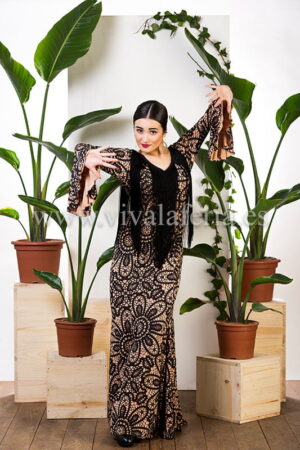Vestido de baile flamenco modelo Alosno 