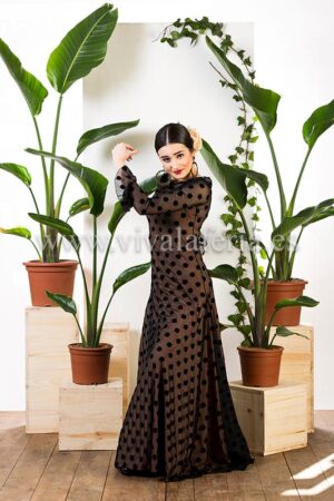 Vestido de baile flamenco modelo Ojanco