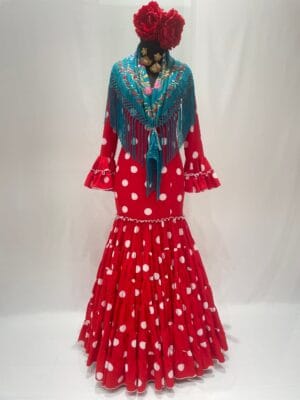 Traje de gitana puro canastero modelo Charo - Talla 40