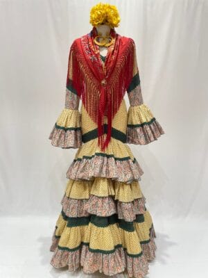 Traje de flamenca de la firma Loli Vera - Talla 44