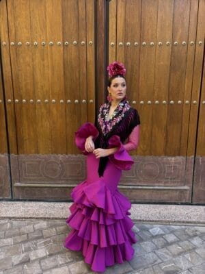 Affordable Flamenco Dress – Bougainvillea Color, Corin Model | Viva La Feria Collection